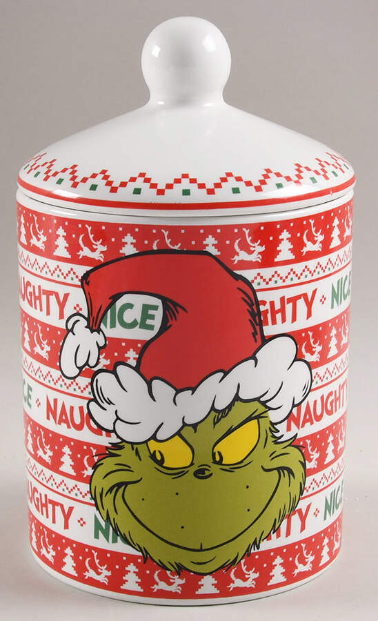 The Grinch (Miscellaneous) Cookie Jar & Lid by Zrike-1
