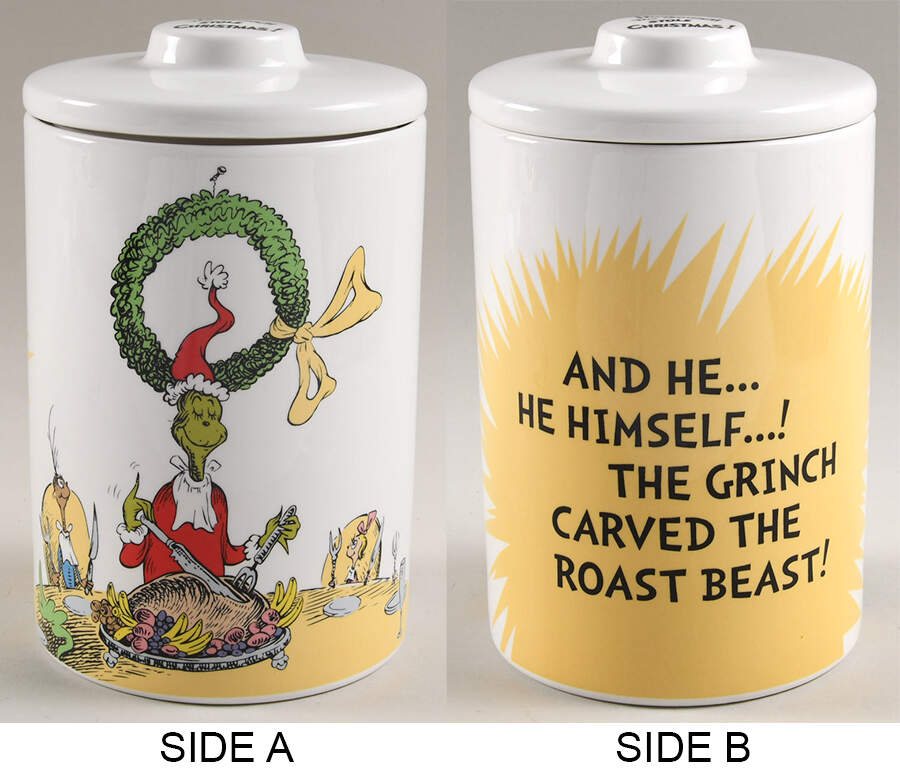 The Grinch (Miscellaneous) Large Canister & Lid by Zrike-1