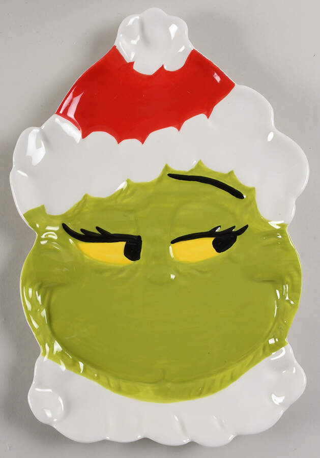 The Grinch (Miscellaneous) Figural Cookie Platter by Zrike-1