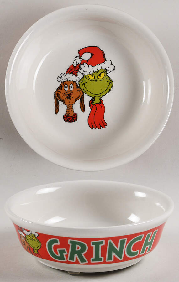 The Grinch (Miscellaneous) Pet Bowl by Zrike-1