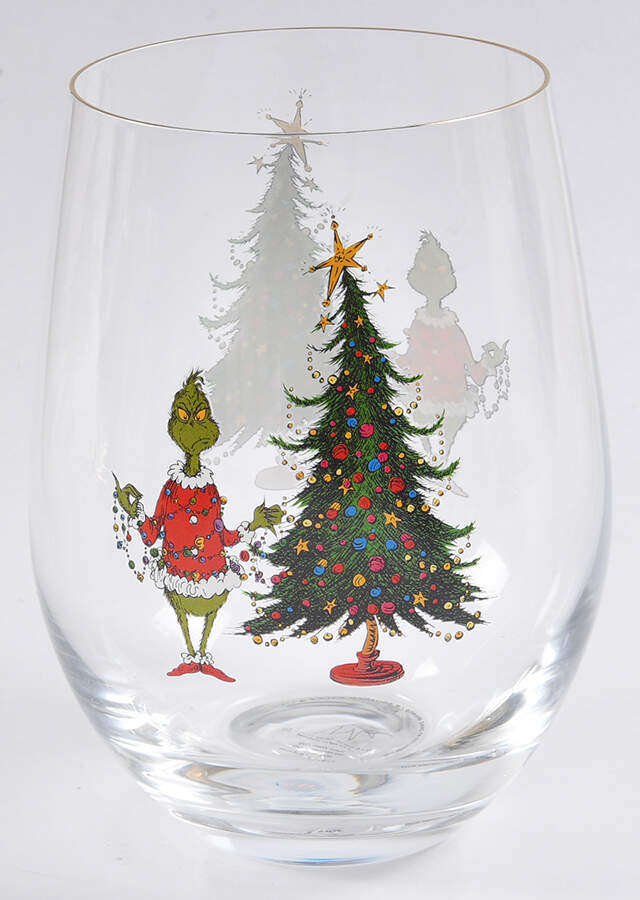 The Grinch (Miscellaneous) Glassware Stemless Wine by Zrike-1