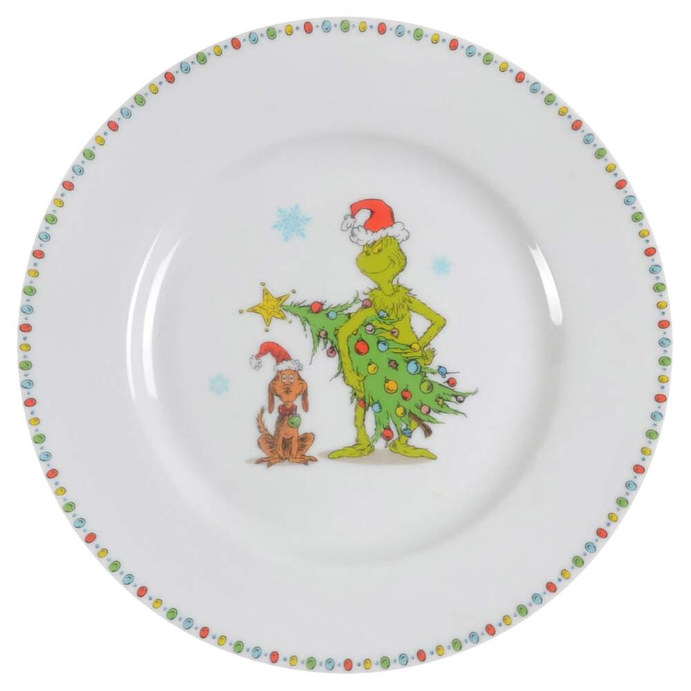 The Grinch (Miscellaneous) Salad Plate by Zrike-1