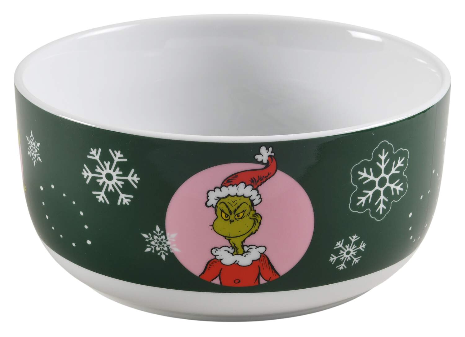 The Grinch (Miscellaneous) 32 Oz Round Plastic Microwave Bowl No Vent Lid by Zrike-1