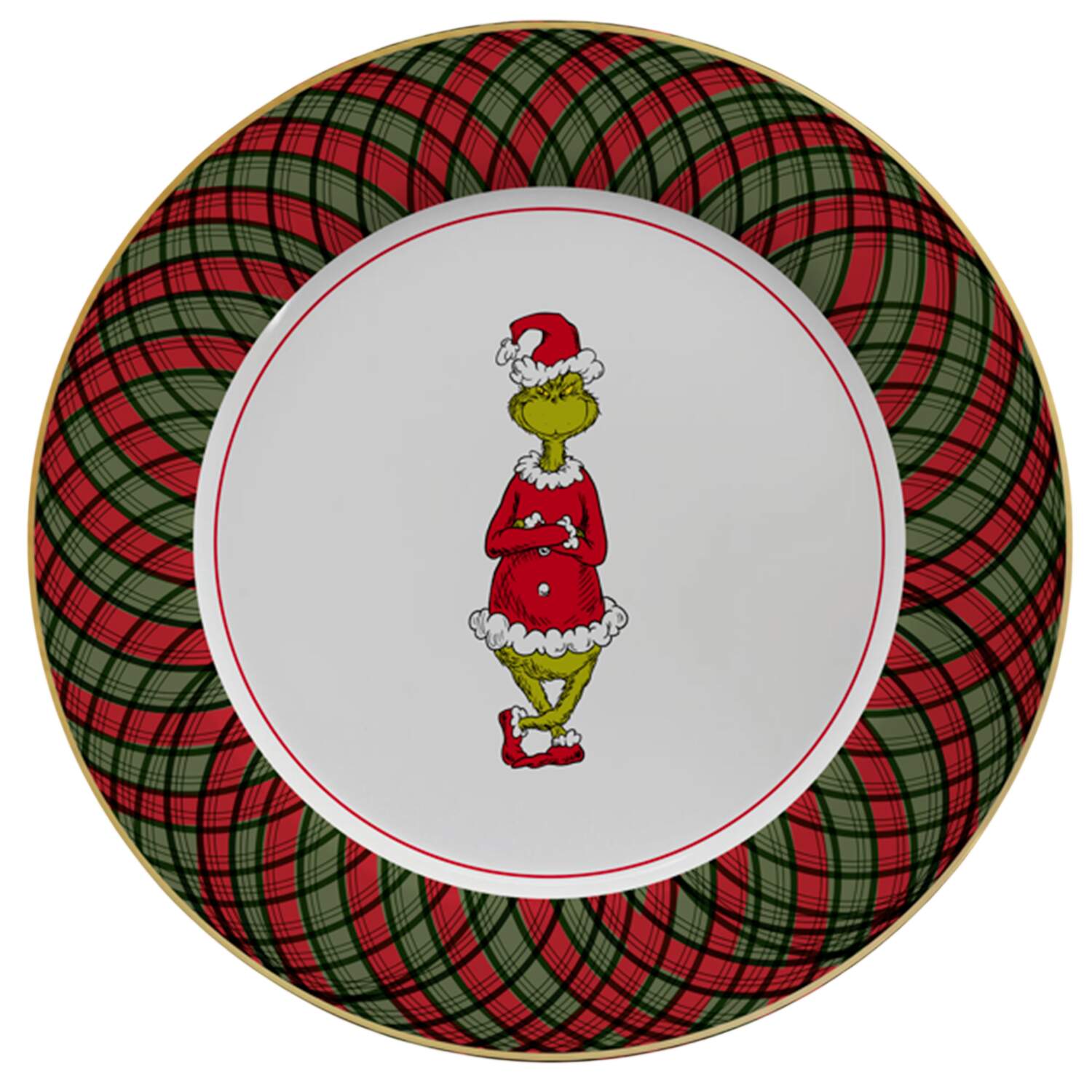 The Grinch (Miscellaneous) Salad Plate by Zrike-1
