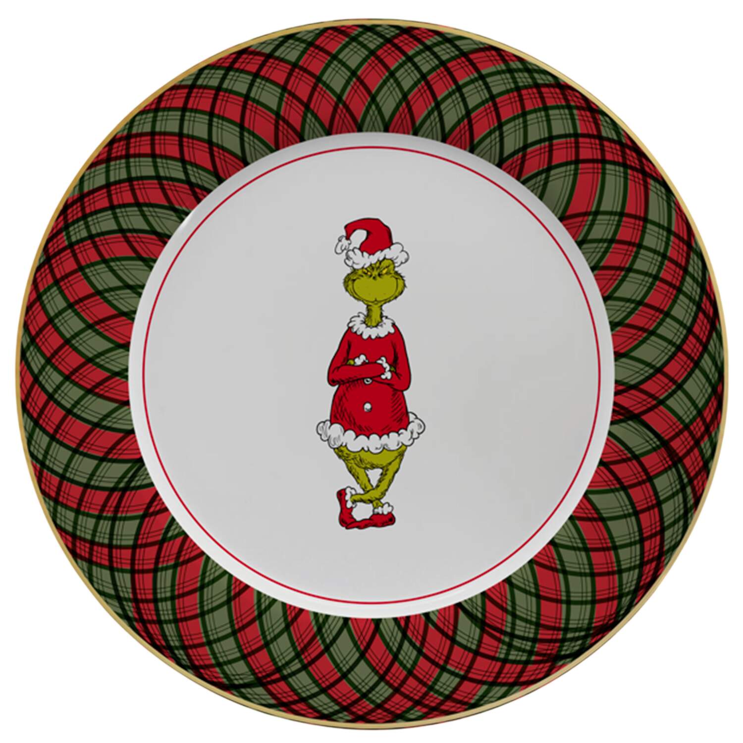The Grinch (Miscellaneous) Dinner Plate by Zrike-1
