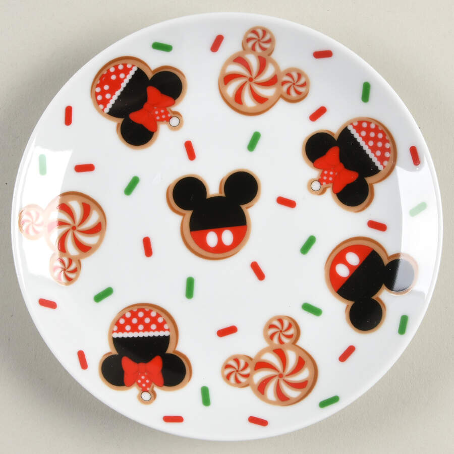 Mickey Christmas Treats Appetizer Plate by Zrike-1