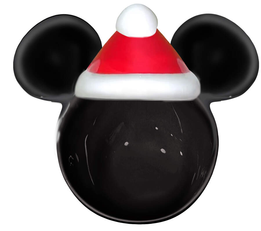 Mickey and Minnie Christmas Fun Snack Dish by Zrike-1