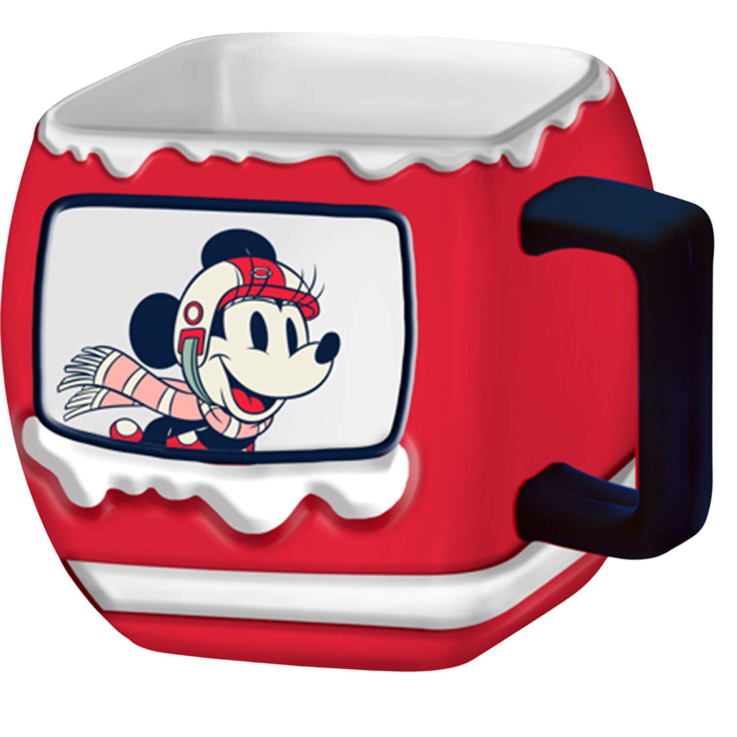 Mickey and Minnie Christmas Fun Figural Mug by Zrike-1