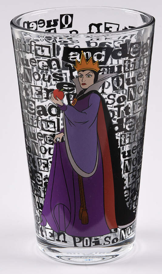 Disney Villians 16 Oz Glassware Tumbler by Zrike-1