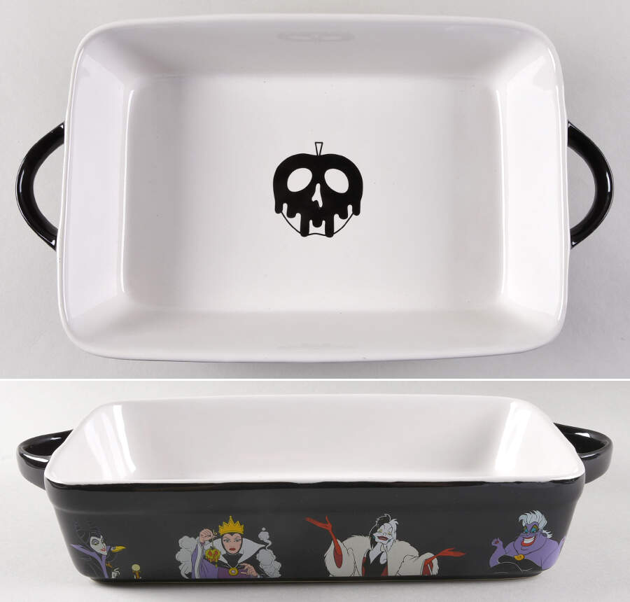 Disney Villians 12" Rectangular Baker by Zrike-1