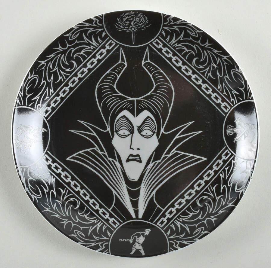Disney Villians Appetizer Plate by Zrike-1