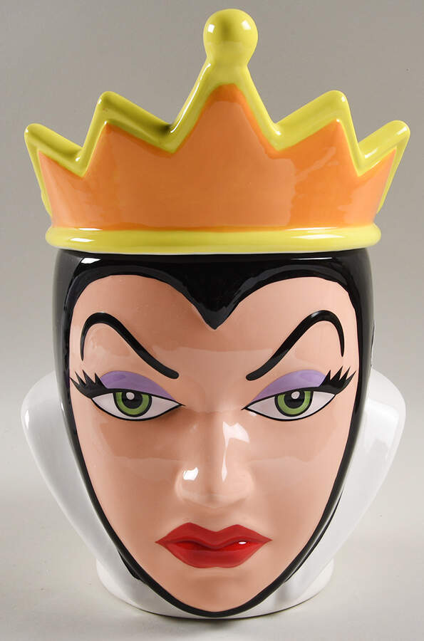 Disney Villians Figural Cookie Jar & Lid by Zrike-1