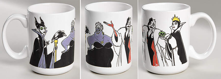 Disney Villians Mug by Zrike-1