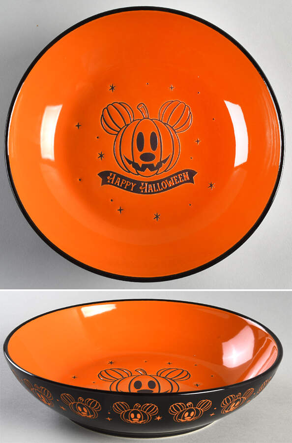 Mickey Pumpkin Individual Dinner Bowl by Zrike-1