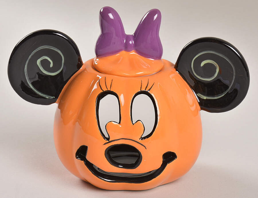 Mickey Pumpkin Jack-O-Lantern Votive Candleholder by Zrike-1