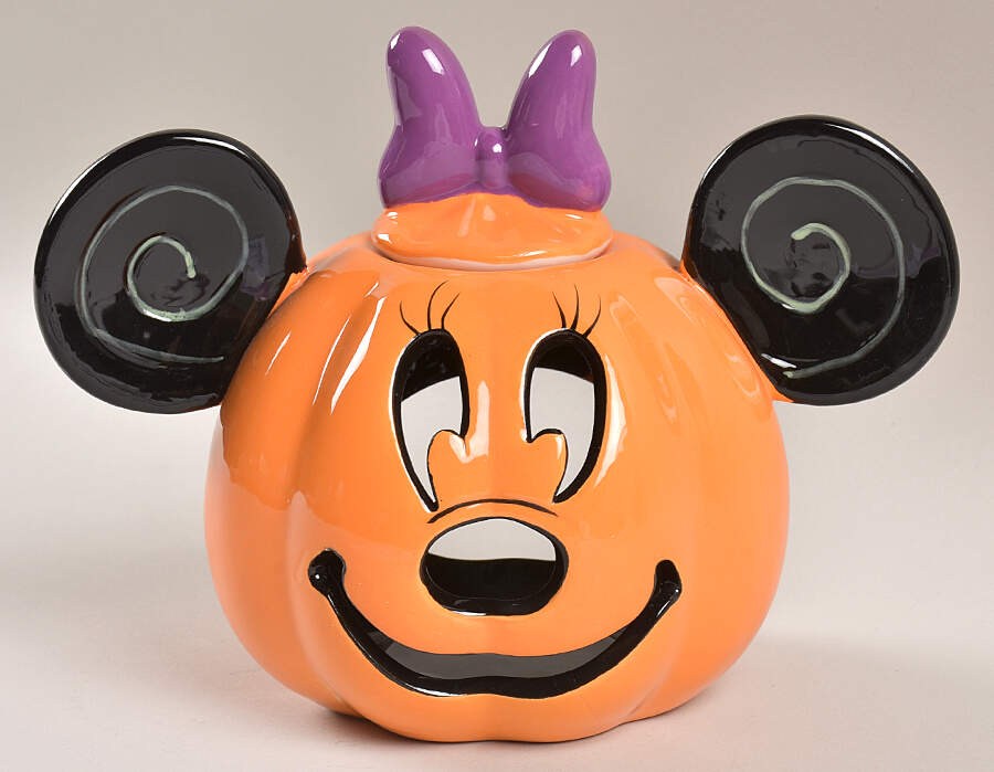 Mickey Pumpkin Jack-O-Lantern Tea Light Candleholder by Zrike-1