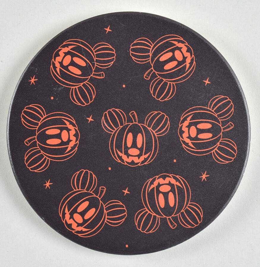 Mickey Pumpkin Coaster by Zrike-1