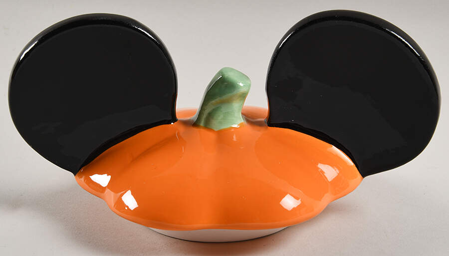 Mickey Pumpkin Lid for Figural Teapot by Zrike-1