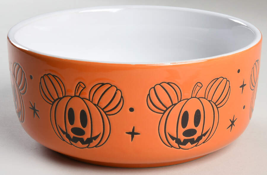 Mickey Pumpkin 32 Oz Round Plastic Microwave Bowl No Vent Lid by Zrike-1