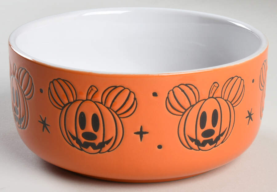Mickey Pumpkin 26 Oz Round Plastic Microwave Bowl No Vented Lid by Zrike-1