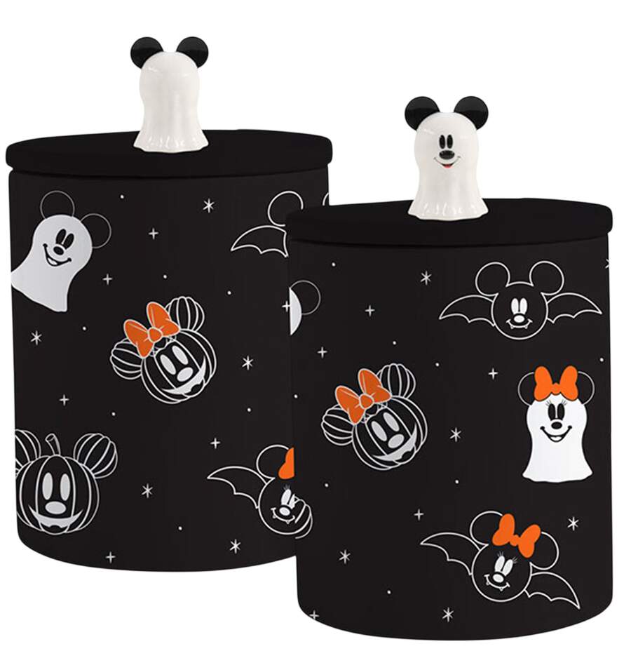 Mickey Pumpkin Medium Canister & Lid by Zrike-1