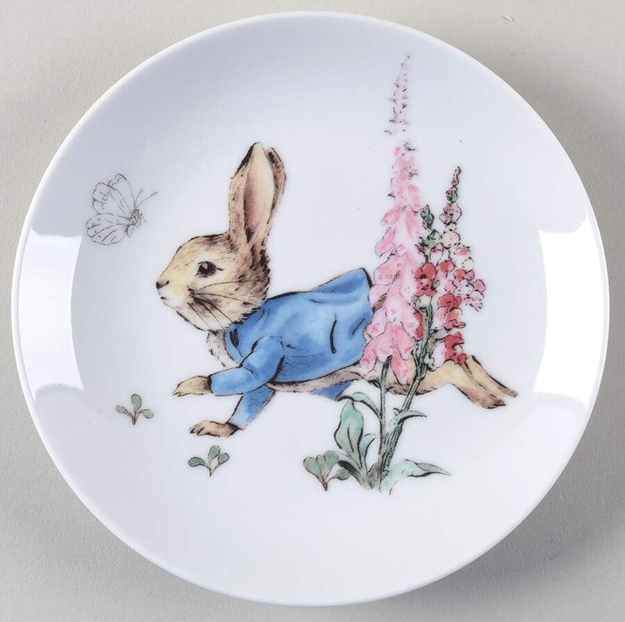 Peter Rabbit Green Meadow Appetizer Plate by Zrike-1