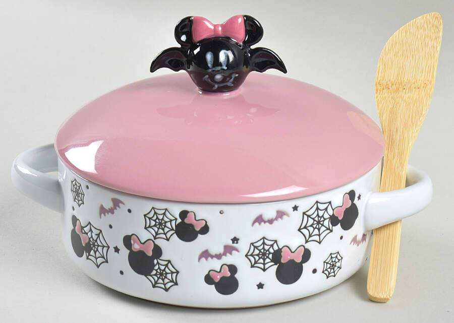 Mickey Spider Web Cheese Baker (Brie) & Lid by Zrike-1