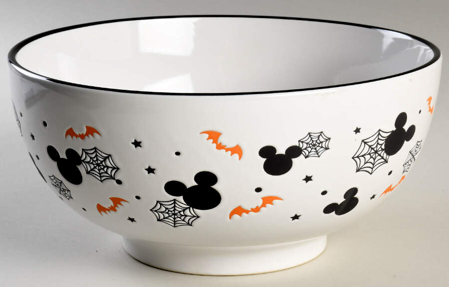 Mickey Spider Web 10" Large Salad Serving Bowl by Zrike-1