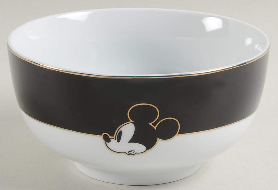 Mickey Gold Signature Coupe Cereal Bowl by Zrike-1