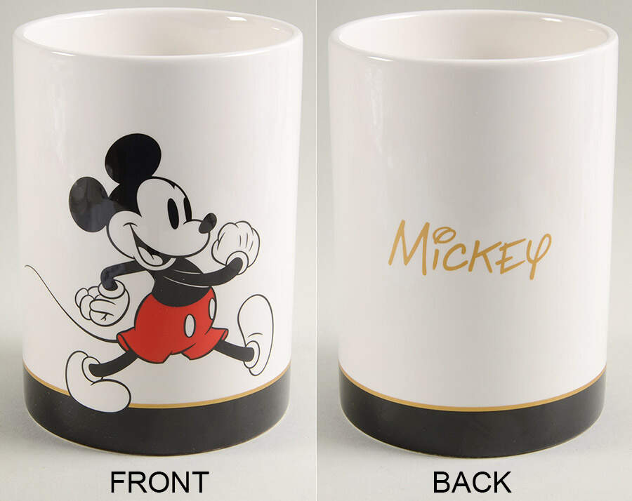 Mickey Gold Signature Medium Canister No Lid by Zrike-1