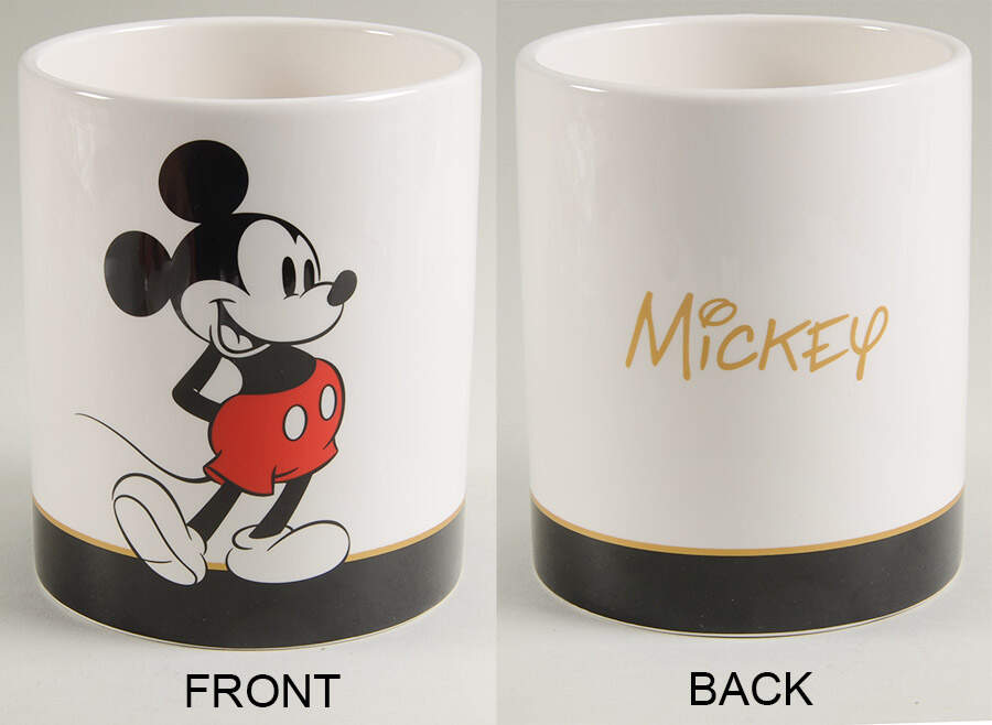 Mickey Gold Signature Small Canister No Lid by Zrike-1
