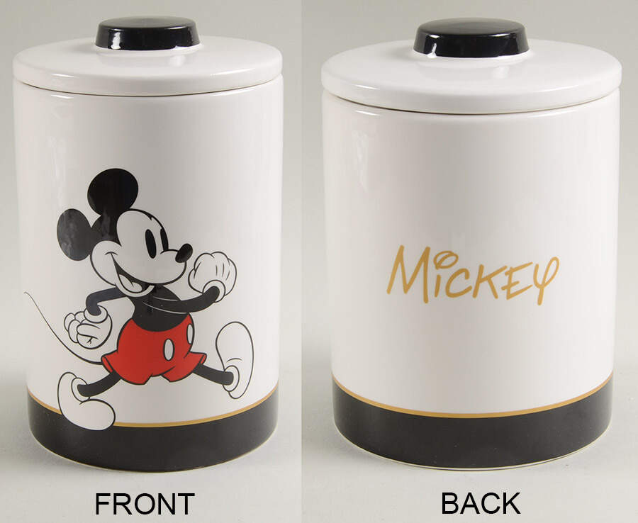 Mickey Gold Signature Small Canister & Lid by Zrike-1