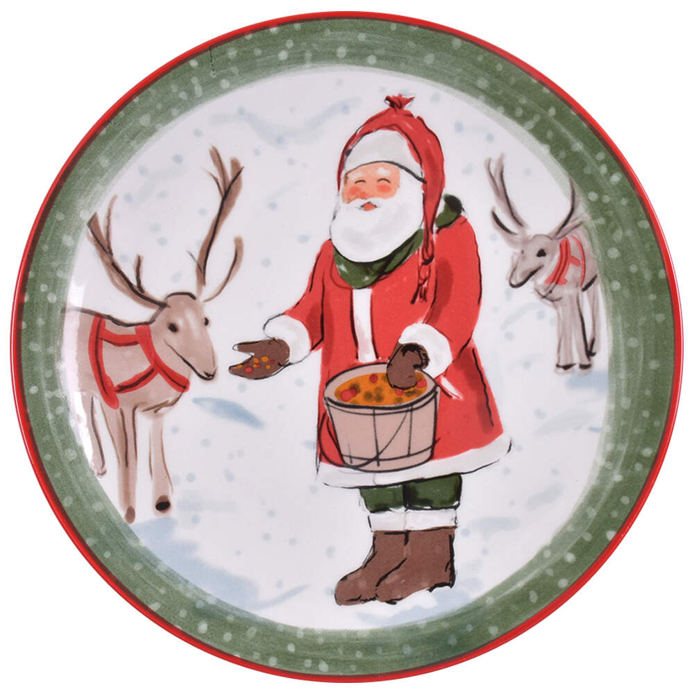 Dear Ol' Santa Salad Plate by Zrike-1