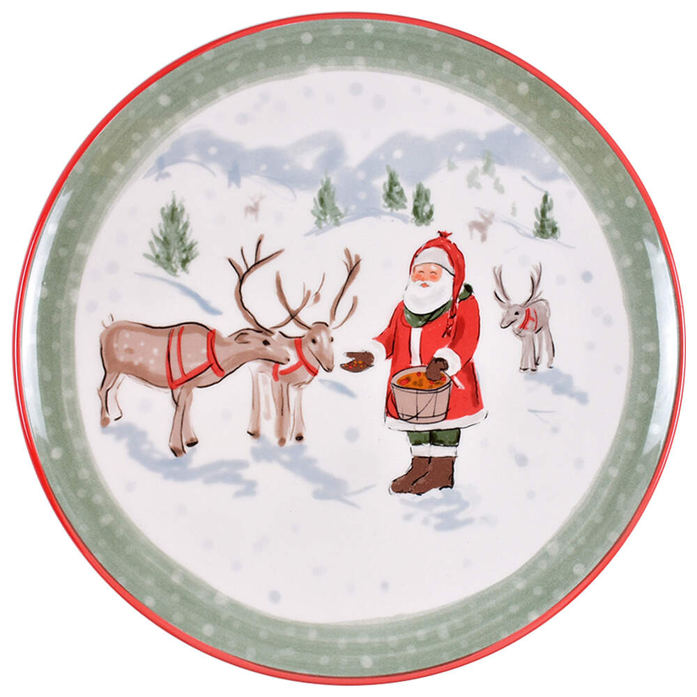 Dear Ol' Santa Dinner Plate by Zrike-1