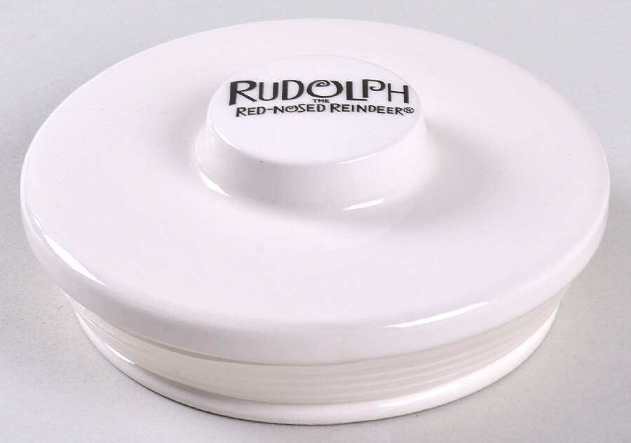 Rudolph Christmas Lid for Medium Canister by Zrike-1