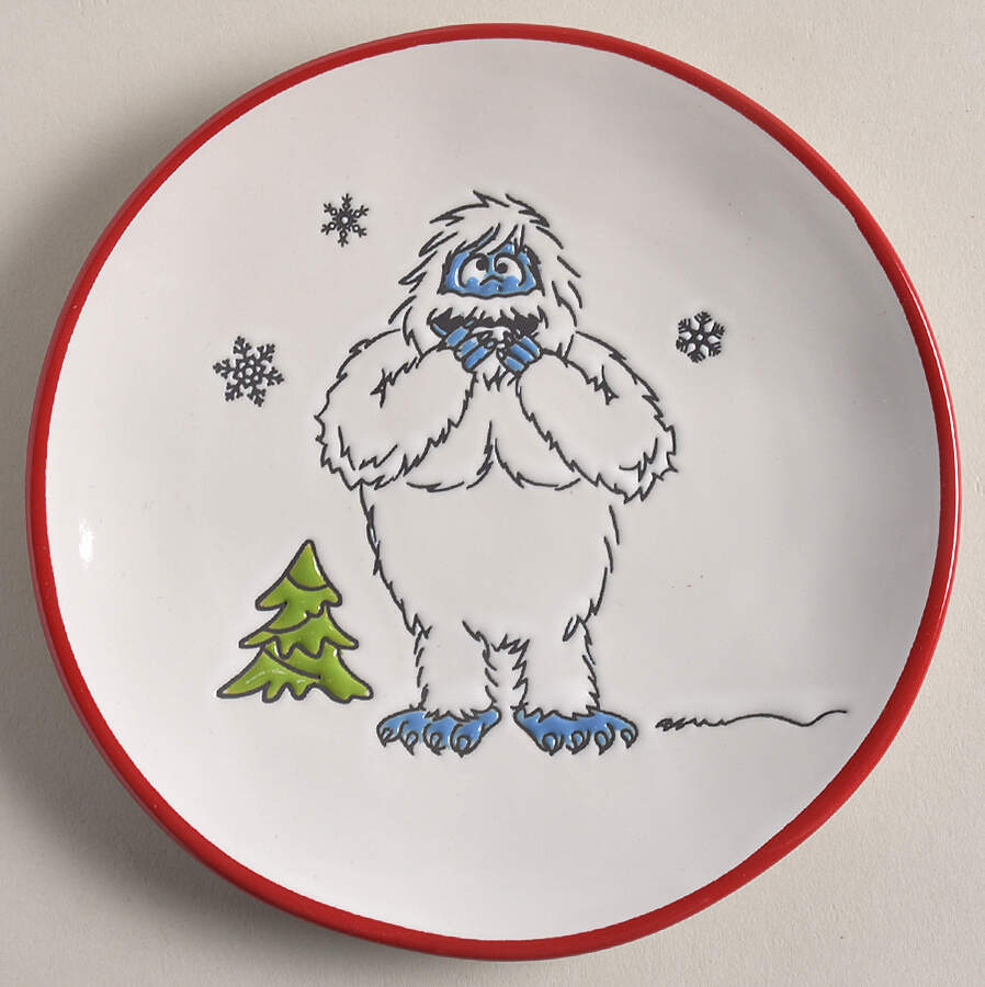 Rudolph Christmas Canape Plate by Zrike-1