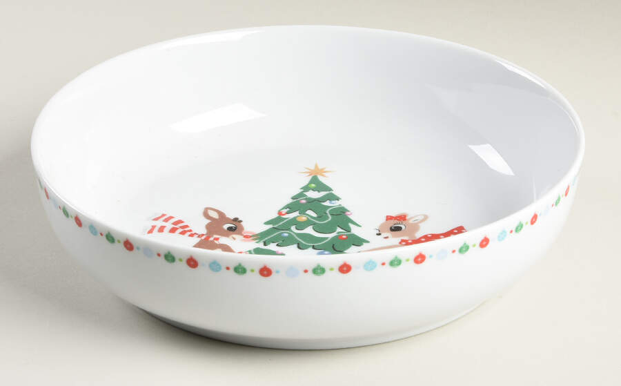 Rudolph Christmas Individual Dinner Bowl by Zrike-1