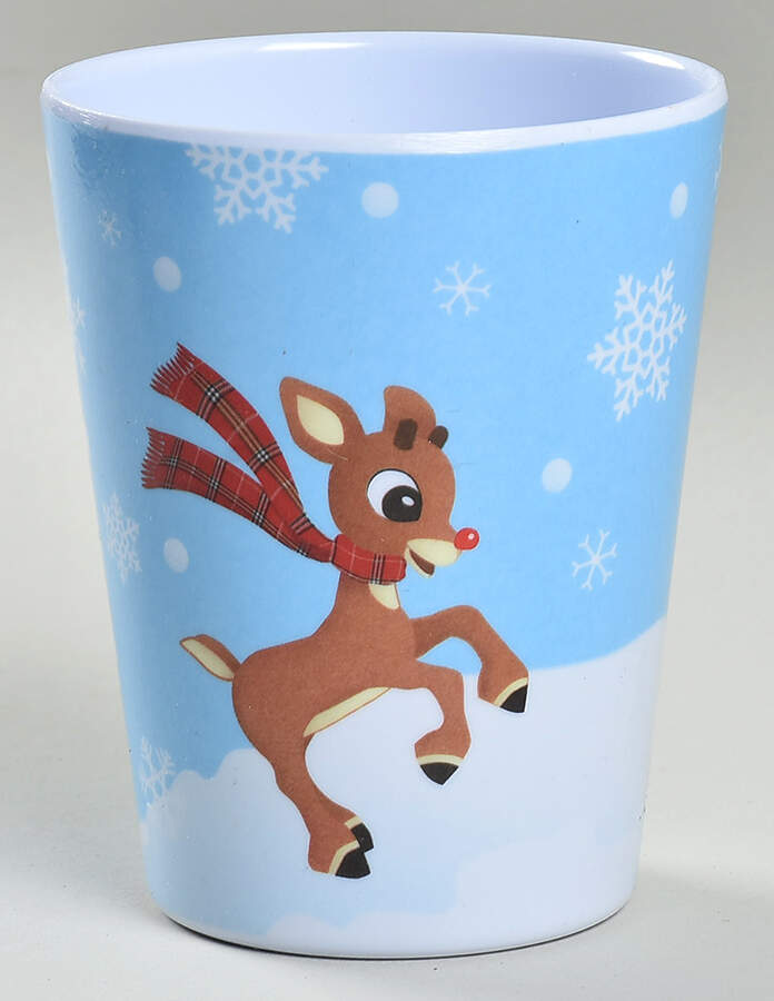 Rudolph Christmas Melmac/Melamine Child's Mug by Zrike-1