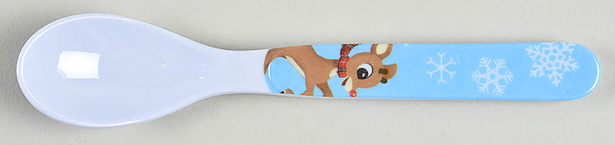 Rudolph Christmas Melamine Child's Spoon by Zrike-1