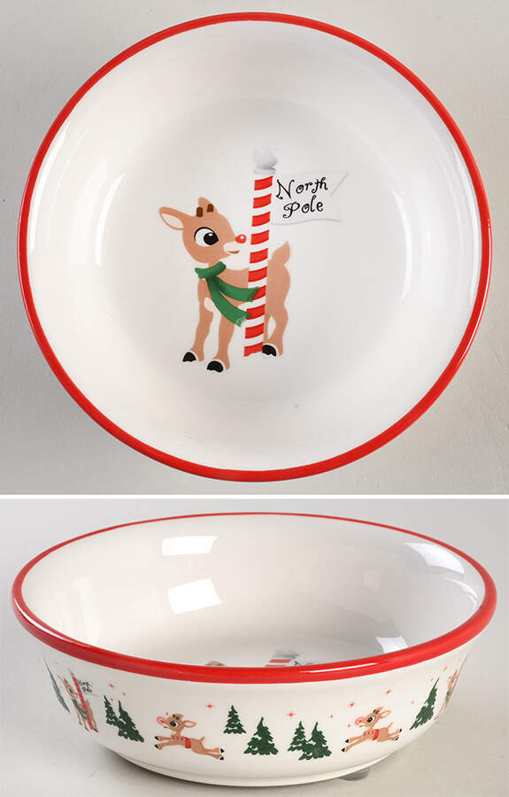 Rudolph Christmas Pet Bowl by Zrike-1