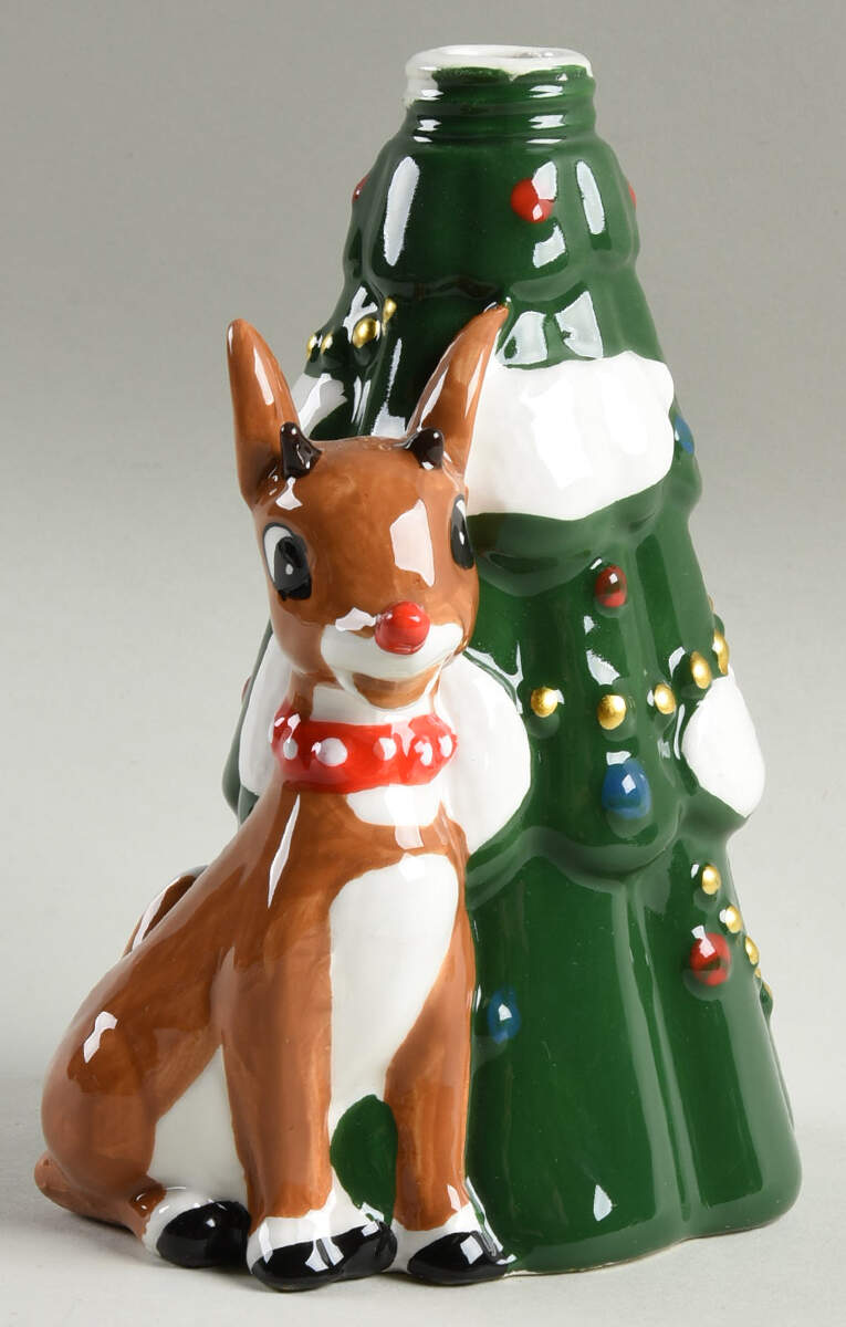 Rudolph Christmas Figural Lotion Dispenser No Pump by Zrike-1