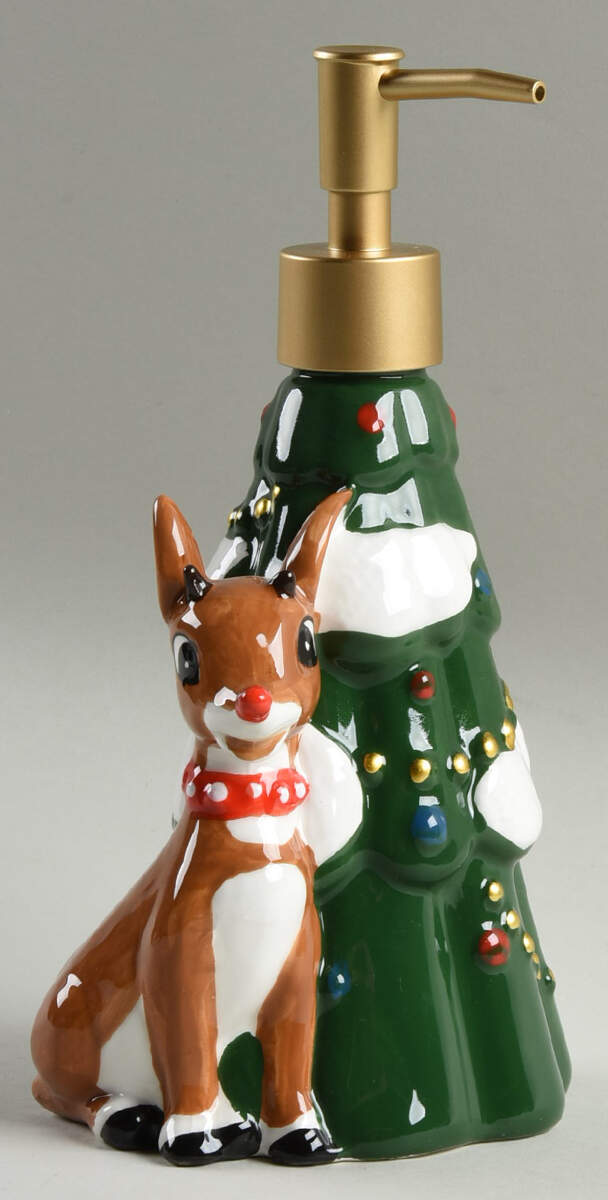 Rudolph Christmas Figural Lotion Dispenser by Zrike-1