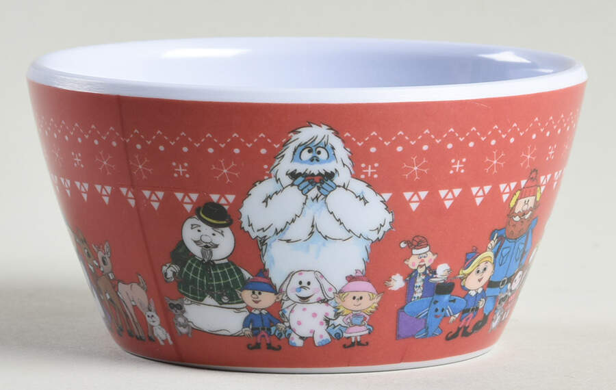 Rudolph Christmas Melmac/Melamine Fruit Bowl by Zrike-1