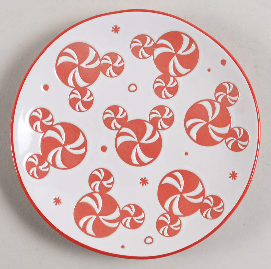 Mickey Christmas Treats Appetizer Plate by Zrike-1