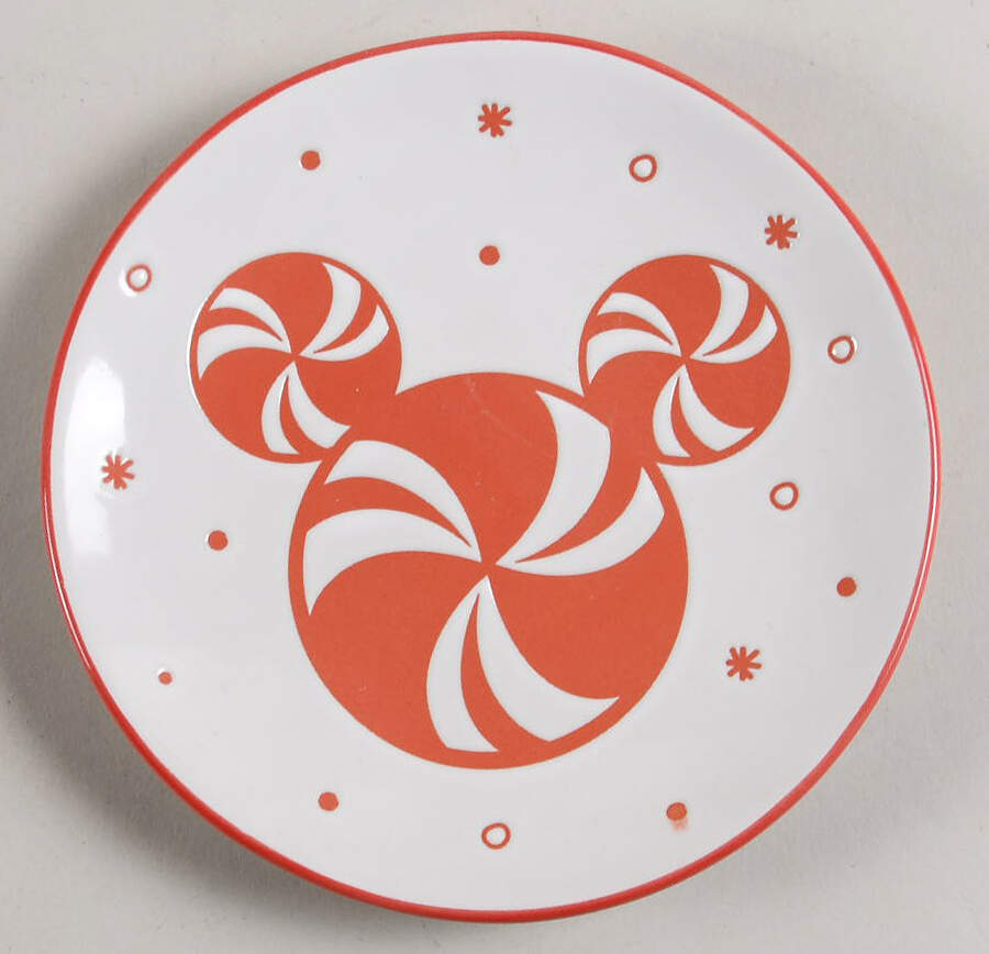 Mickey Christmas Treats Appetizer Plate by Zrike-1