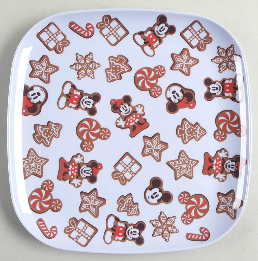 Mickey Christmas Treats Melamine Dinner Plate by Zrike-1