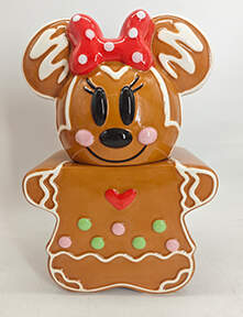 Mickey Christmas Treats Figural Cookie Jar & Lid by Zrike-1