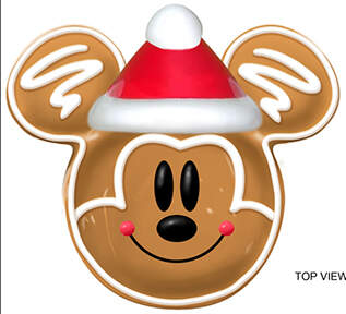 Mickey Christmas Treats Figural Open Candy Dish by Zrike-1