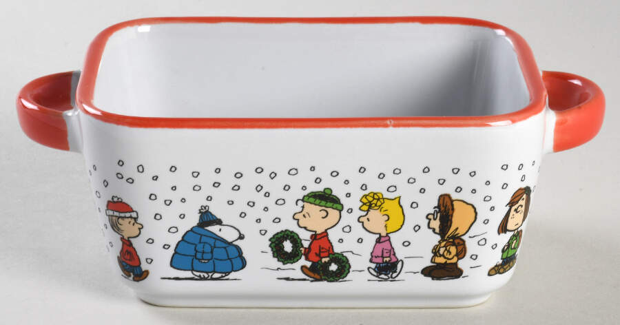 Peanuts Christmas Mini Loaf Pan by Zrike-1
