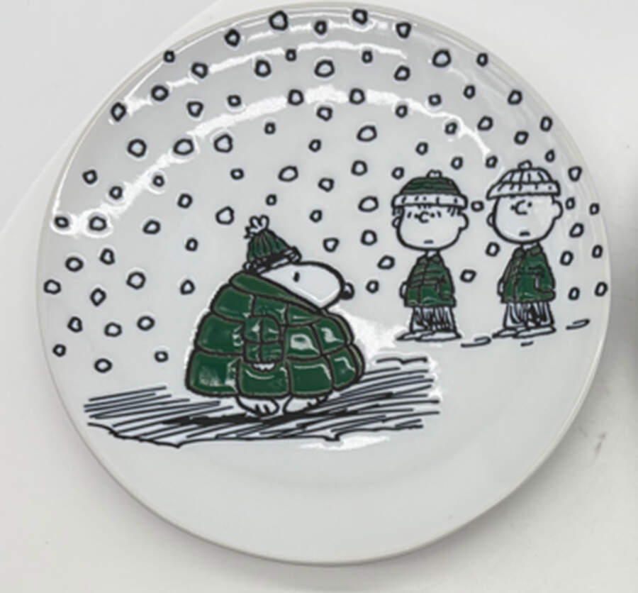 Peanuts Christmas Appetizer Plate by Zrike-1
